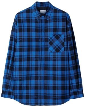 Off-White c/o Virgil Abloh Cotton Shirt - Blue