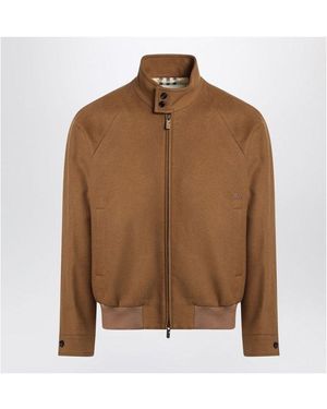 Burberry Cashmere Harrington Jacket - Brown