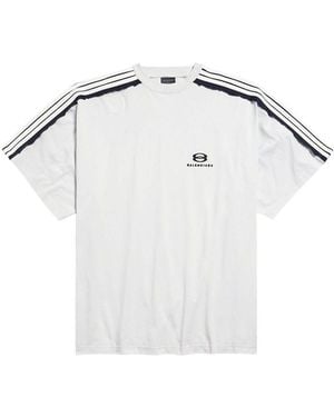 Balenciaga Unity Sports Icon T-Shirt Oversize - Metallic