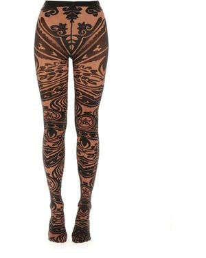 Etro X Wolford Tights - Brown
