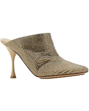 サンダル・ミュール BOTTEGA VENETA Brown suede Cha-Cha mules (787036V3QE1 2113) Cha-Cha suede mules in brown - Bottega Veneta | Mytheresa