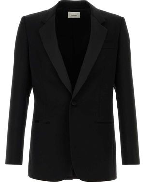 Saint Laurent Wool Blazer - Black