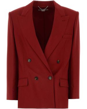 Stella McCartney Tiziano Wool Blazer - Red