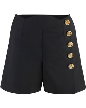 【関税&送料込】Givenchy Cream Silk Blend Shorts Givenchy Cream Silk Blend Shorts in Natural | Lyst