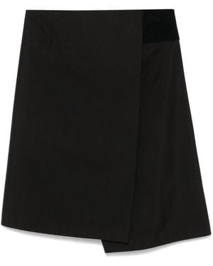 Alaïa Wrap Midi Skirt - Black