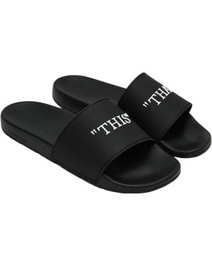Off-White c/o Virgil Abloh This That Slides - Black
