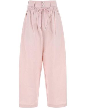 Isabel Marant Pastel Cotton Inaya Pant - Pink