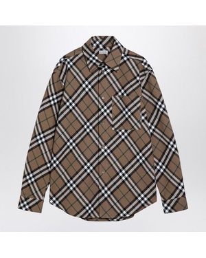 Burberry Su25-Mw-Sip Shirt in Natural for Men | Lyst UK