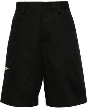 Lanvin Tailored Cotton Shorts - Black