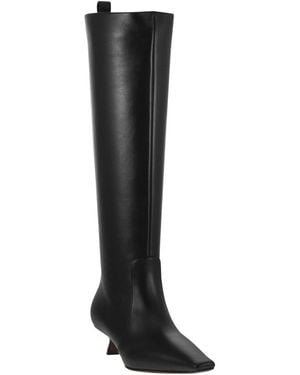 Brunello Cucinelli Nappa Leather Boots With Shiny Loop Detail - Black