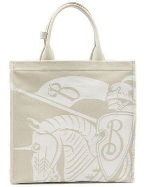 Burberry 658 Shopper Bag in White | Lyst UK
