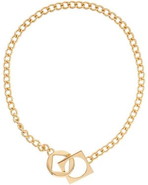 【関税＆送料込み】Jacquemus Round Square Necklace Jacquemus Necklaces for Women | Online Sale up to 50% off | Lyst
