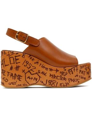 Chloé Wedge sandals for Women | Online Sale up to 44% off | Lyst Chloé Wedge sandals for Women | Online Sale up to 44% off | Lyst