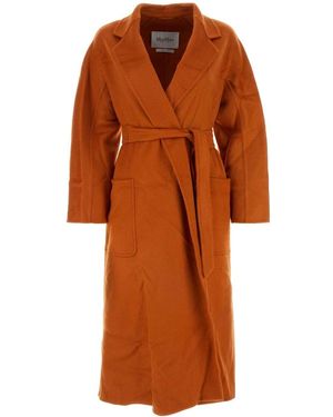 コート MAX MARA ORANGE CASHMERE LUDMILLA COAT Max Mara Cashmere Ludmilla Coat in Orange | Lyst UK