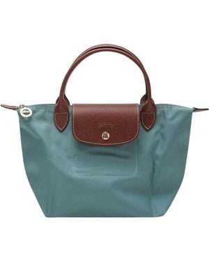Longchamp Eucalyptus Le Pliage Original S Bag - Blue