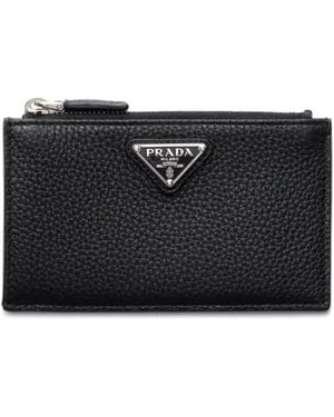 Prada Portacarte Di Credito - Black