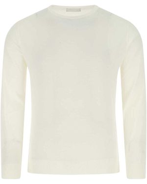 Prada Ivory Wool Sweater - White
