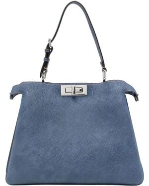 Fendi Peekaboo Soft Medium - Blue