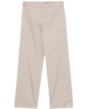 Fendi Straight Cargo Pants - White