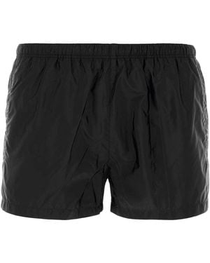 Prada Re-Nylon Swimming Shorts - Black