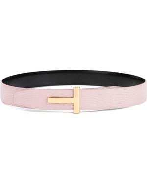 Tom Ford Calf Leather Belt - Black