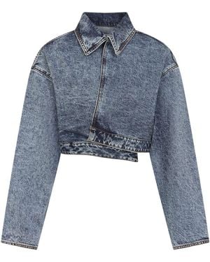Alaïa Spiral Jacket - Blue