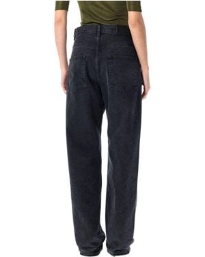 【関税＆送料込み】Saint Laurent Used Paris Denim Carrot-Fi Saint Laurent Used Paris Denim Carrot-Fit Jeans in Black | Lyst