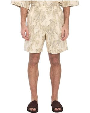 Jacquemus Aloe Bermuda Shorts - Natural