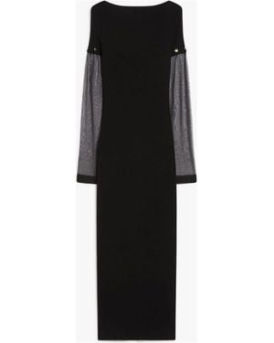 Max Mara 'Grazia Knitted Dress - Black