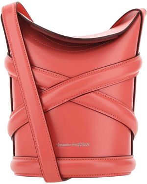 McQueen Leather Handbag - Red