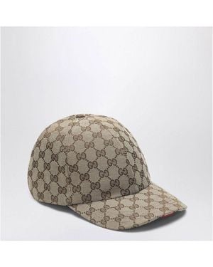 Gucci Gg Fabric Baseball Cap - White