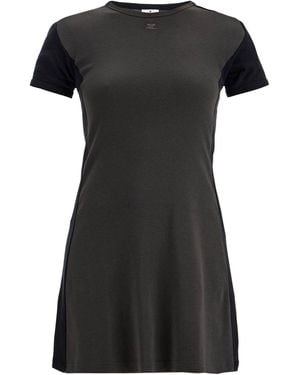 Courreges Mini Contrast Frame Dress - Black