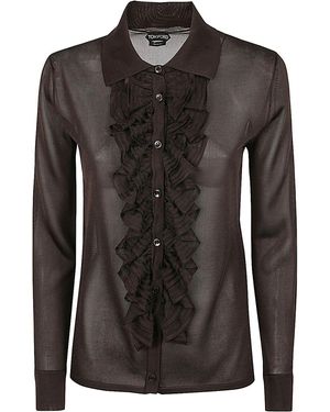 Tom Ford 'Knitted Shirt - Black