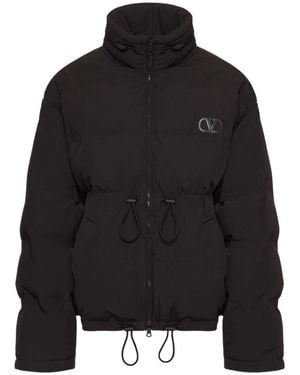 Valentino Garavani Vlogo Puffer Jacket - Black