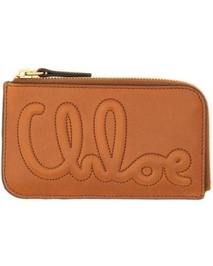 Chloé Wallet C Chlou00C9 Small - Brown