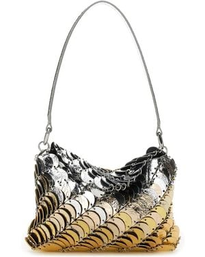 Rabanne Leather Bag - Metallic