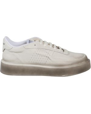 MISBHV City Trainer In Leather - White