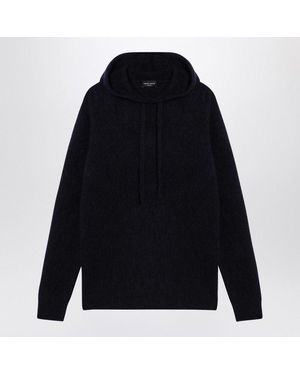 Roberto Collina Cashmere Hooded Sweatshirt - Blue