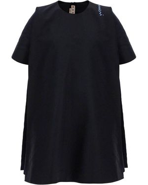 Marni Short Plain Dress - Black