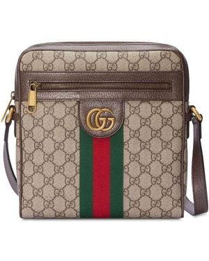 Gucci Small Ophidia Gg Supreme Bag - Brown