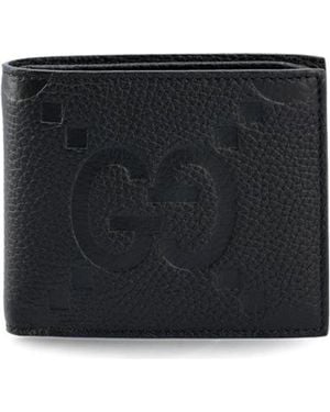 Gucci Jumbo Gg Wallet - Black