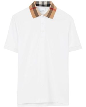 Burberry Cody Polo T-Shirt - White