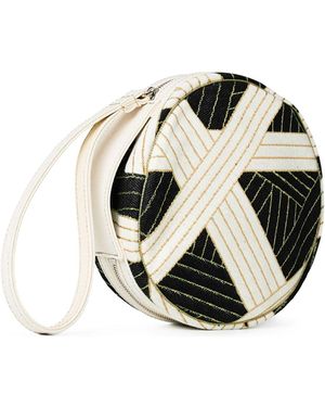MISSONIミッソーニNastri Round Beauty Clutch Bagクラッチ Missoni Nastri Round Beauty Clutch Bag in Black | Lyst