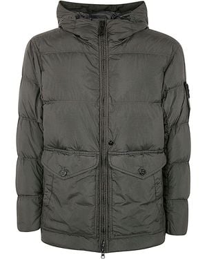 Stone Island Down Jacket - Grey