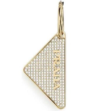 Prada 925 Symbole Single Right Earring - Metallic
