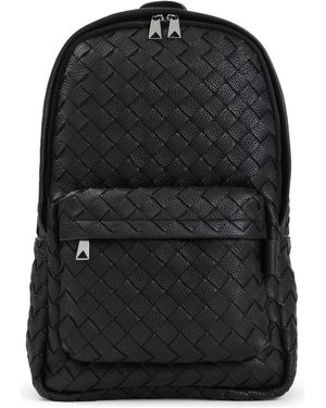 Bottega Veneta Intrecciato Backpack - Black