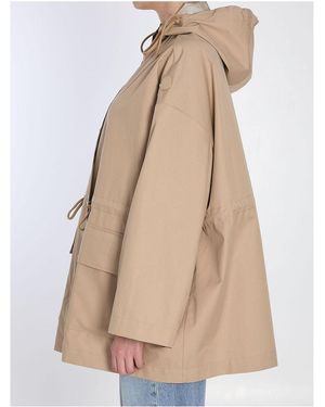 【関税&送料込】Moncler Beige Cotton Blend Gaillon Parka Beige Gaillon Hooded Cotton Parka - Windbreakers & Raincoats