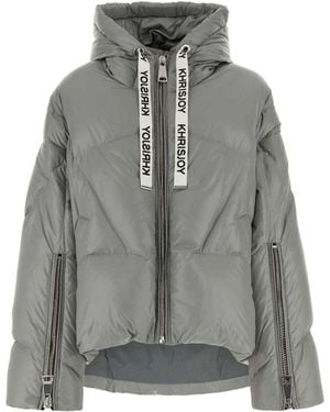 Khrisjoy Nylon Down Jacket - Grey