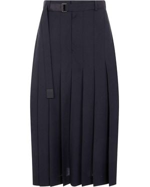 Sacai Suiting Skirt - Blue