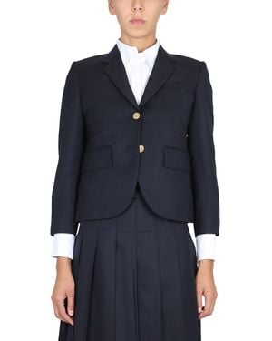 Thom Browne Wool Jacket For - Blue